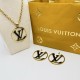 LV Jewelry Necklace: $20–$25 with box; $17–$22 without box