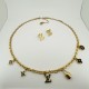 LV Jewelry Necklace: $20–$25 with box; $17–$22 without box