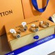 LV Jewelry Earring: $15 with box; $12 without box