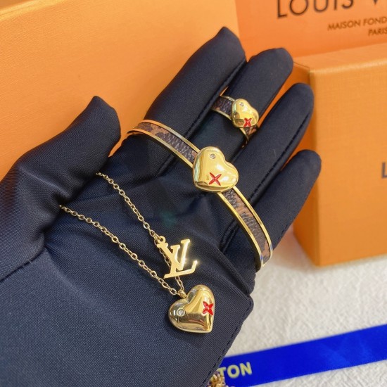 LV Jewelry Earring: $15 with box; $12 without box