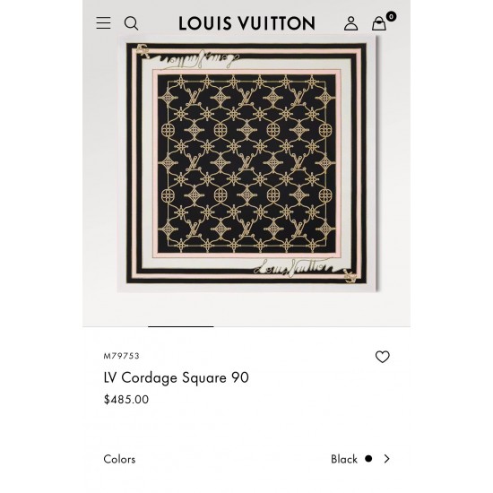 LV Scarf Good Quality