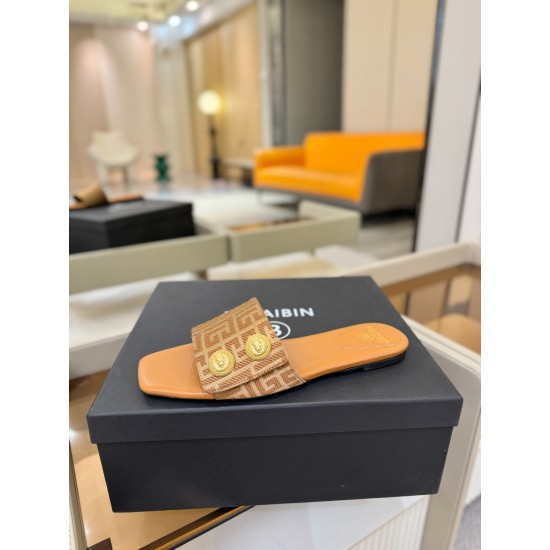 Balmain slippers