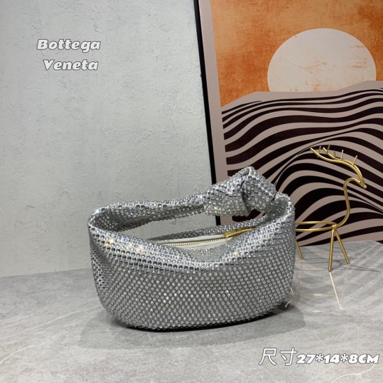 Matching box, Jodie mini knotted diamond bag - 7 colors shipped!
Bling bling~~'s sweet and spicy, thumping 