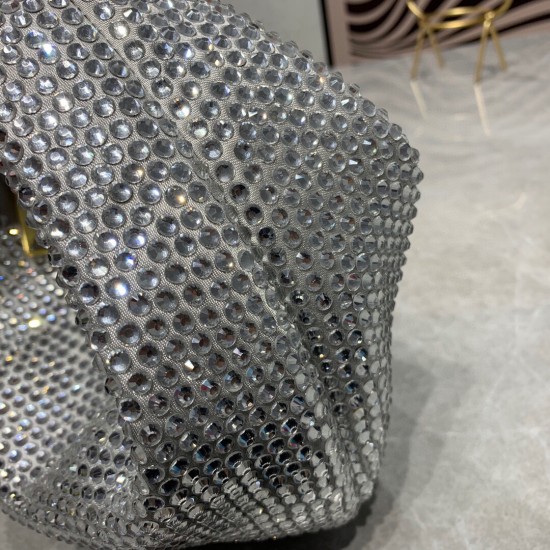 Matching box, Jodie mini knotted diamond bag - 7 colors shipped!
Bling bling~~'s sweet and spicy, thumping 