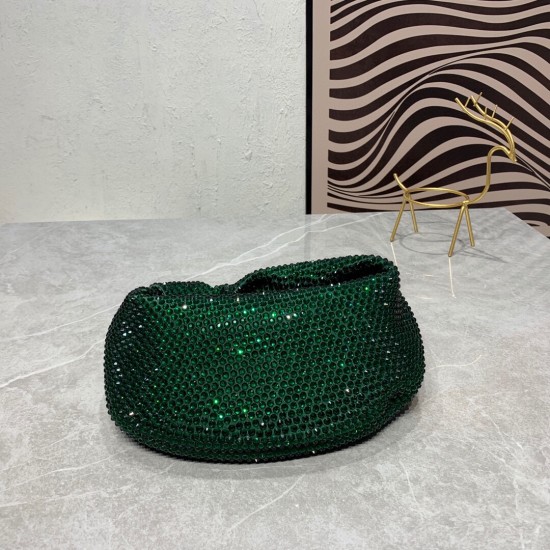 Matching box, Jodie mini knotted diamond bag - 7 colors shipped!
Bling bling~~'s sweet and spicy, thumping 