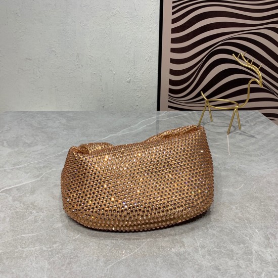Matching box, Jodie mini knotted diamond bag - 7 colors shipped!
Bling bling~~'s sweet and spicy, thumping 