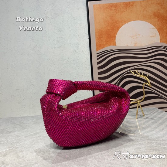 Matching box, Jodie mini knotted diamond bag - 7 colors shipped!
Bling bling~~'s sweet and spicy, thumping 