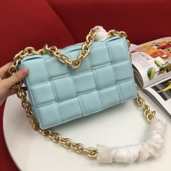 2020 fall and winter newest single product padded cassette chain pillow bag sunny orange 