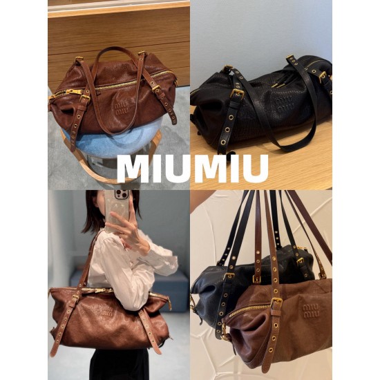 390 new pre-sale Miu 25ss show biker bag
