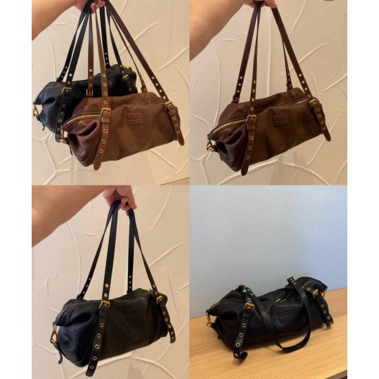 390 new pre-sale Miu 25ss show biker bag