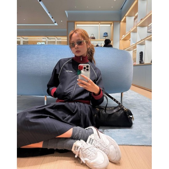 390 new pre-sale Miu 25ss show biker bag