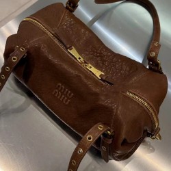 390 new pre-sale Miu 25ss show biker bag