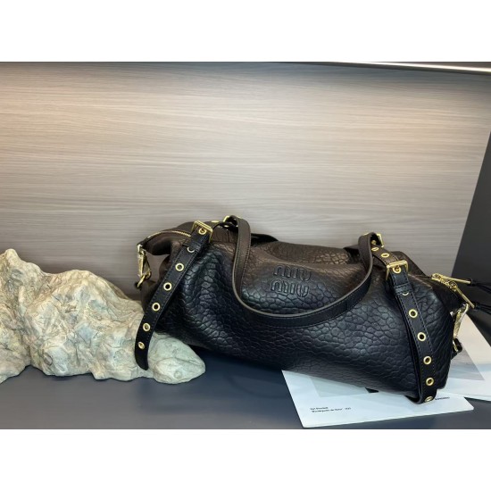 390 Actual Miu 25ss show biker bag size 361521