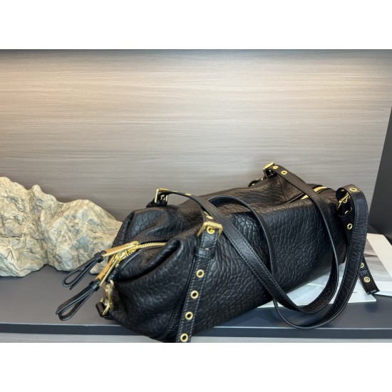 390 Actual Miu 25ss show biker bag size 361521