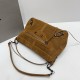 Frosted leather brown Balenciag new horizontal handheld camera biker bag more and more hot Parisian biker bag is finally a new model in the traditional biker bag to improve the classic biker elements full of rock and roll atmosphere of bold and avant-gard