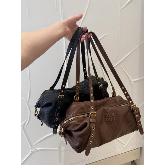 390 new pre-sale Miu 25ss show biker bag