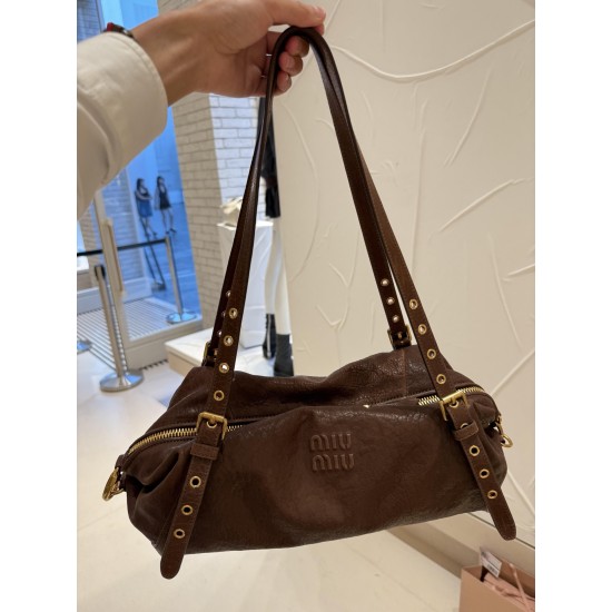 390 new pre-sale Miu 25ss show biker bag