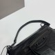 Oil wax black large Balenciag new horizontal handheld camera biker bag more and more hot Parisian biker bag finally on the new models in the traditional biker bag to improve the classic biker elements full of rock and roll atmosphere of bold and avant-gar