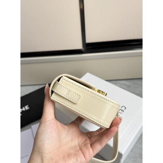 360 Triumph underarm bag milkshake white classic style versatile king hardware using the pair of zp real thick gold plating technology head layer calfskin shaping while maintaining the feel with the picture package size 2051154cm