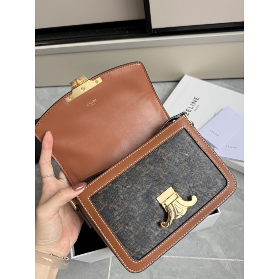 Real gold Triumphal Arch trumpet old flowers popping models to attack hardware using on zp real thick gold plating technology custom calfskin material texture full of points low-key luxury retro style closed eyes into how can not be wrong choice with the 