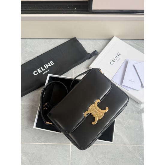 Real gold Triumph small black burst models to come hardware using the zp real thick gold plating technology customized calfskin material texture full of points low-key luxury retro style closed eyes into how can not be wrong choice with the picture packag