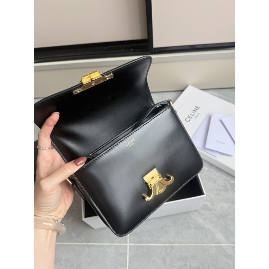 Real gold Triumph small black burst models to come hardware using the zp real thick gold plating technology customized calfskin material texture full of points low-key luxury retro style closed eyes into how can not be wrong choice with the picture packag
