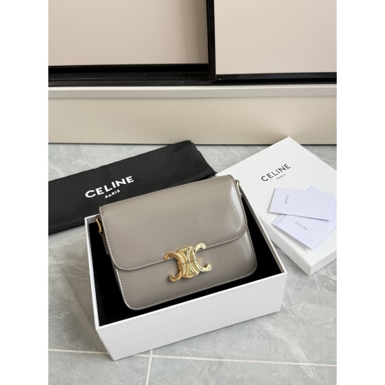 Genuine gold Triumph small gray burst models to attack hardware using the zp real thick gold plating technology customized calfskin material texture full of points low-key luxury retro style closed eyes into how can not be wrong choice with the picture pa