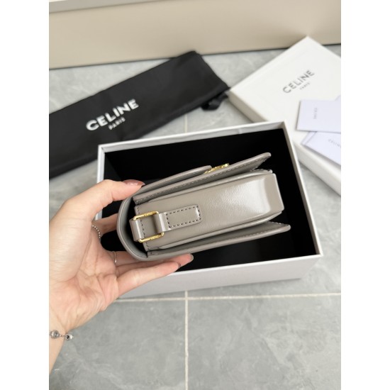 Genuine gold Triumph small gray burst models to attack hardware using the zp real thick gold plating technology customized calfskin material texture full of points low-key luxury retro style closed eyes into how can not be wrong choice with the picture pa