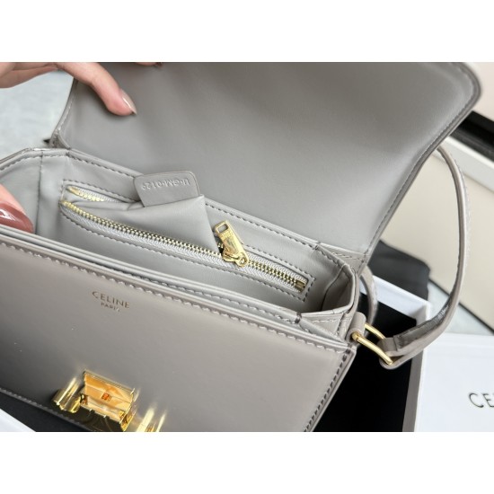 Genuine gold Triumph small gray burst models to attack hardware using the zp real thick gold plating technology customized calfskin material texture full of points low-key luxury retro style closed eyes into how can not be wrong choice with the picture pa