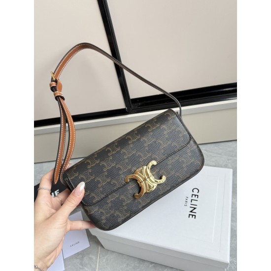 360 Triumph armpit bag old flower classic style versatile king hardware using the pair of zp real thick gold plating technology head layer calf leather shaping while maintaining the feel with the picture packaging size 2051154cm