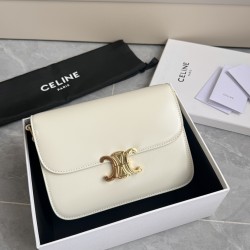 Genuine gold Triumph large milkshake white retro classic models hardware using on zp real thick gold plating technology custom calfskin material texture full of low-key luxury retro style closed eyes into how can not be wrong choice of the whole bag feels