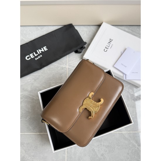 Real gold Triumph small caramel popping models to attack hardware using on zp real thick gold plating technology custom calfskin material texture full of points low-key luxury retro style closed eyes into how can not be wrong choice with the picture packa