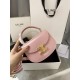 380 Arc de Triomphe Tote Saddle Bag Pink Mini Tote Hardware using pairs of zp real thick gold plating technology customized pairs of version cowhide leather playful and cute mini small bag with box packaging size 1551155cm