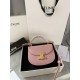 380 Arc de Triomphe Tote Saddle Bag Pink Mini Tote Hardware using pairs of zp real thick gold plating technology customized pairs of version cowhide leather playful and cute mini small bag with box packaging size 1551155cm