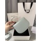 380 Arc de Triomphe Tote Saddle Bag Ice Blue Mini Tote Bag Hardware is made of pairs of zp real thick gold plating technology customized pairs of version cowhide leather playful and cute mini small bag with box packaging size 1551155cm