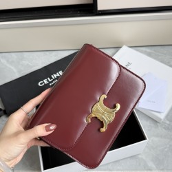Real gold triumphal arch trumpet burgundy popping models to attack hardware using to zp real thick gold plating technology custom calfskin material texture full of points low-key luxury retro style closed eyes into how can not be wrong choice with the pic