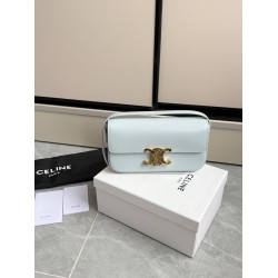 360 Triumph Armpit Bag Blue Classic Style Versatile King Hardware using the pair of zp real thick gold plating technology head layer calfskin leather shaping while maintaining the feel of the package with the picture Size 2051154cm