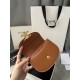 380 Arc de Triomphe Tote Saddle Bag Brown Mini Tote Hardware using pairs of zp real thick gold plating technology customized pairs of version cowhide leather playful and cute mini small bag with box packaging size 1551155cm
