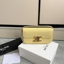 360 Triumph armpit bag yellow classic style versatile king hardware using pairs of zp real thick gold plating technology head calf leather shaping while maintaining the feel with the picture package size 2051154cm