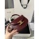 380 Arc de Triomphe Tote Saddle Bag Burgundy Mini Tote Hardware using pairs of zp real thick gold plating technology customized pairs of version of cowhide leather playful and cute mini small bag with box packaging size 1551155cm