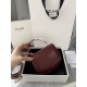 380 Arc de Triomphe Tote Saddle Bag Burgundy Mini Tote Hardware using pairs of zp real thick gold plating technology customized pairs of version of cowhide leather playful and cute mini small bag with box packaging size 1551155cm