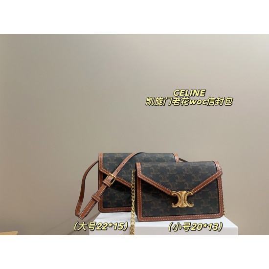 Large 340 folding box size 2215 small 320 folding box size 2013 Celine CELINE Arc de Triomphe Envelope Bag fashionable to hold it does not show old-fashioned good with ah and look good temperament plus a good high ah love the death of this from the elegan