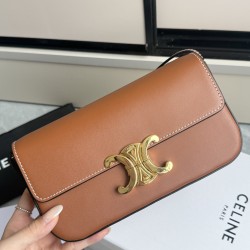 360 Triumph armpit bag plain brown classic style versatile king hardware using the pair of zp real thick gold plating technology head layer calf leather shaping while maintaining the feel with the picture package size 2051154cm