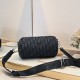 190 Original with tiger box Dior 2024 Early Spring New Inside with Inside Size OBLIQUE Printed Canvas Cylinder Bag Black Cloth and Black Calfskin Adjustable Removable Shoulder Strap Full Logo Logo Details Unisex Model CD1087 Size 211313cm