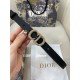Dior Dior official website series star runway models to create a refined and elegant heart of the best hardware using exquisite processing technology imported noble cowhide Suitable for all kinds of waist accessories skirt belt width 20cmP160