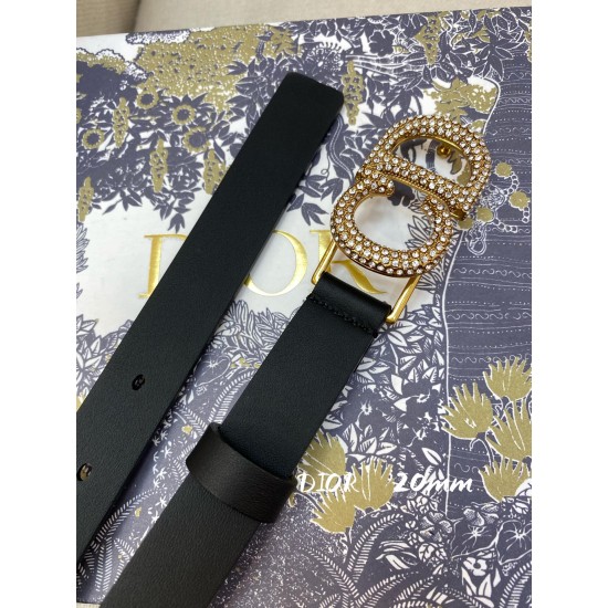 Dior Dior official website series star runway models to create a refined and elegant heart of the best hardware using exquisite processing technology imported noble cowhide Suitable for all kinds of waist accessories skirt belt width 20cmP160