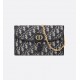 190 NEW SHIPPING WITH BOXThis season's new Dior Bobby EastWest chain handbag is crafted in blue Oblique printed fabric with a stylish and elegant flap decorated with a decorative CD clasp for a touch of style and practicalityCompartment with small removab