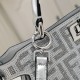 270 Model 7733 Medium Double F Diamond Kitten Bag Fendi Peekaboo ISeeU Petite Kitten Bag Silver Faux Crystals FF Pattern Iconic Peekaboo ISeeU Bag Compact and attractive suede with full width embellishment of small faux crystals and multi-faceted studs in