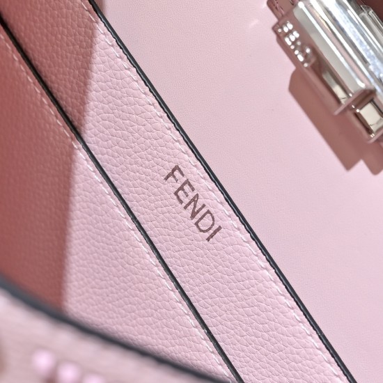 430 Model 33207 New! New in stock New in stock Iconic Peekaboo ISeeU large handbag handmade leather weave with signature twist lock on both sides from the outside you can see the soft leather lining in the same color Two compartments separated by a rigid 