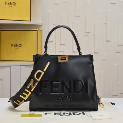280 back in stock FENDI xlitePeekaboo series of handbags 10 years anniversary of the birth of the new Peekaboo XLite series of handbags to abandon the classic horizontal bar design and the central compartment Peekaboo XLite in a stunning irregular shape t
